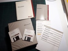 MACINTOSH VINTAGE MICROSOFT WORD 3 FLOPPY MAC APPLE SOFTWARE 1987