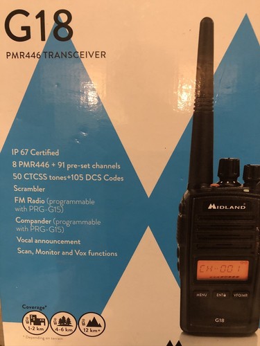 Radio midland g18 con - g18,