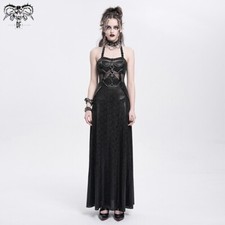 Maxi abito donna nero sexy