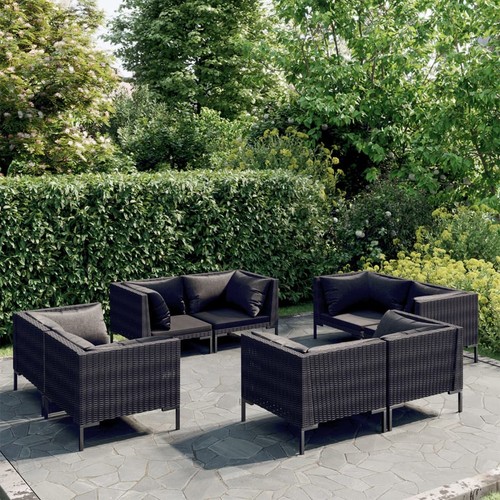 Set divani polyrattan con - in,