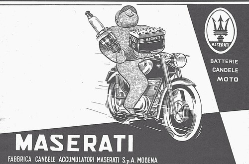Pubblicita 1955 maserati - 1955,