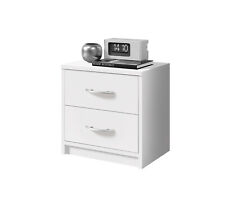 Comodino a 2 cassetti PEPE in laminato, in diversi colori. LAP 38,5x39x28,2 cm