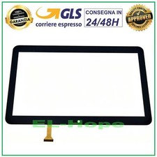 TOUCH SCREEN VETRO MAJESTIC TAB 911 TABLET 10.1 DIGITIZER ORIGINALE NERO