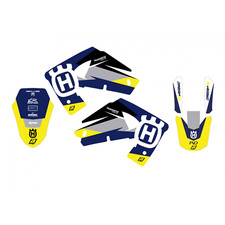 Kit adesivi grafiche Husqvarna Cr Wr 125 250 2000 - 2005 Tc Te 250 450 2002 2004
