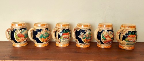 Boccali birra ceramica vintage - birra,