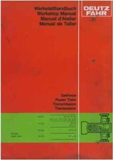 Deutz Fahr Trattore DX4.10 DX4.30 DX4.50 Trasmissione Powertrain TW901 Officina 