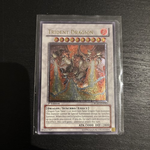 Trident dragon 1st - yu-gi-oh,