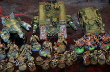 Warhammer 40k 40000 well painted Chaos Daemons Nurgle Cultists Army GW