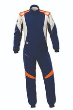 Tuta ignifuga blu - blu, arancio