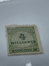 Francobollo raro Reich tedesco