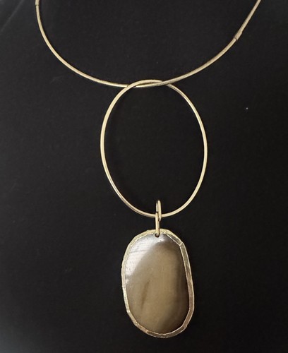 Collana con ciondolo agata fas - con,