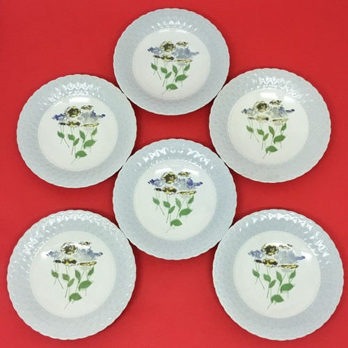 Set sei piatti fiori - sei,