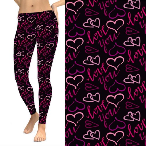 Leggings donna love - leggings,
