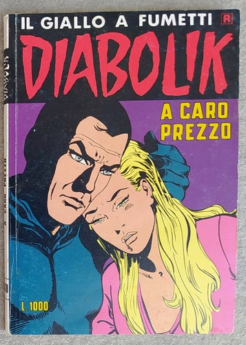 Diabolik n - (costola, bianca)