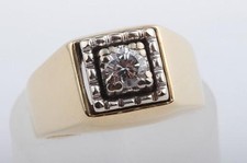 Anello diamante brillante oro