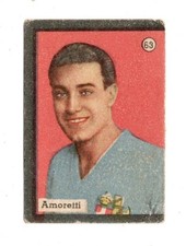 CALCIO FIGURINA ORIGINALE   NAZIONALE   JUVENTUS  AMORETTI  ED BALILLA   NR  63