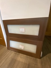 SET FRONTALE CASSETTO SMALTATO COLORE NOCE SCURO 2 X 800x357 DZ704