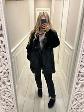 Cappotto Donna In Ecofur Nero