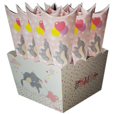 Vaso maxi portaconi + 12 coni