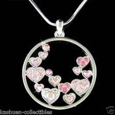 Rosa Floating Cerchio Di Cuore