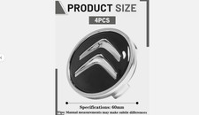 SET 4 Coprimozzi Per Citroen