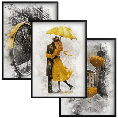 Poster parete con cornice - con,
