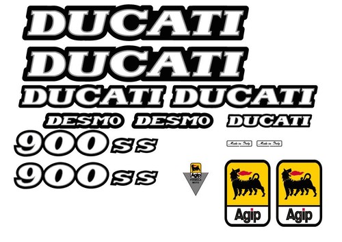 Kit adesivi replica ducati 900 - adesivi,