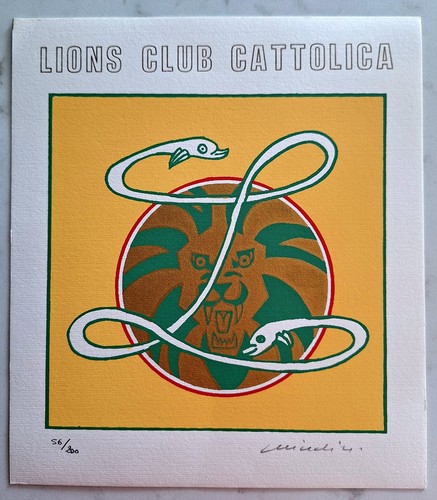 Serigrafia stemma lions remo - serigrafia,
