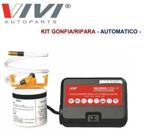 Kit gonfia ripara pneumatici - kit, gonfia/ripara