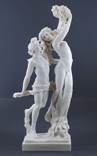 Dio Apollo e Dafne in marmo fuso grande statua scultura copia Bernini 18,9...