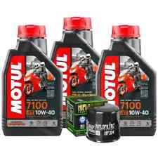 KIT/TAGLIANDO HONDA CB 600 F. HORNET 2007 2013 OLIO MOTUL 7100 10W40 FILTRO