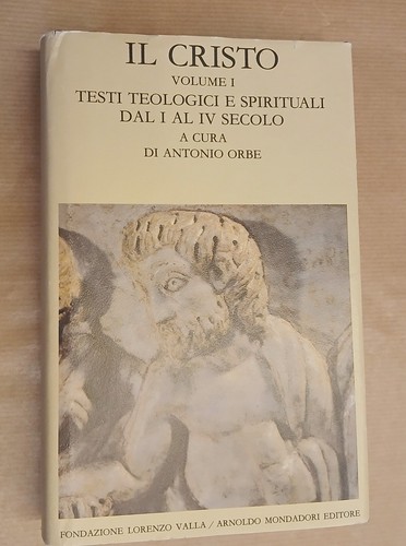 Cristo vol 1 testi - il,