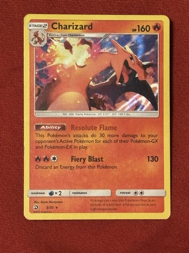 Charizard holo rare - 3/70,