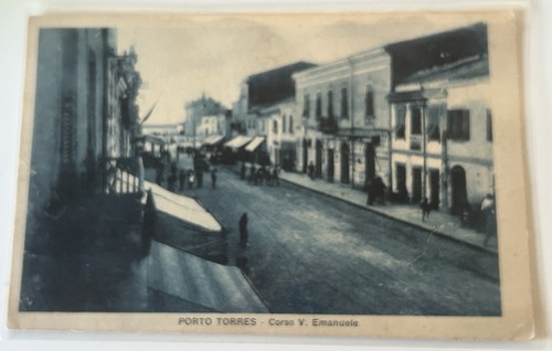 Cartolina porto torres - porto,