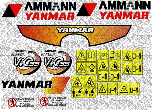 Yanmar vio decalcomanie - vio, 35