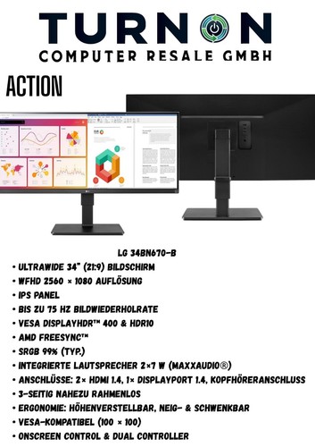 34bn670 monitor 34 - 34bn670-b, 34"
