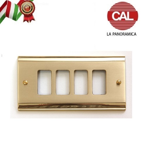 Placca ottone satinato - placca,