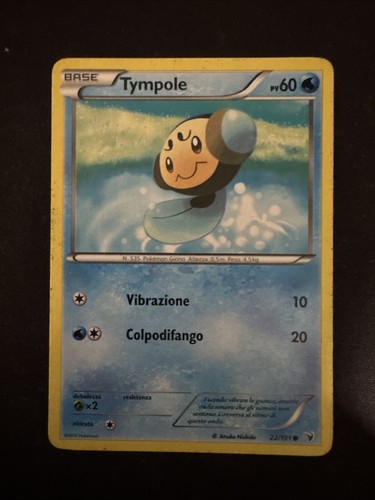 Carta pokemon tympole 101 - pokemon, 22/101