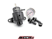 regolatore pressione benzina + manometro raccordi MECH LAB 8mm tubo in gomma AN6