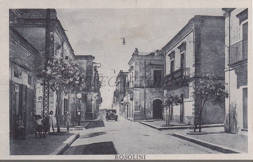 Rosolini veduta cartolina - rosolini,