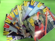 VOLARE MENSILE DI AVIAZIONE ANNATA COMPLETA ANNO 2012 IN 12 NUMERI RIVISTA