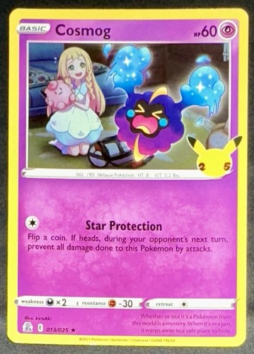 Pokemon cosmog holo 013 025 - pokemon,