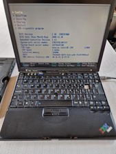 Vintage IBM Thinkpad X60s computer portatile e TinkPad X6 Ultrabase bios testato solo con issu