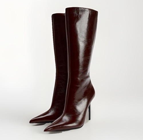 Zara thin heel leather - zara,