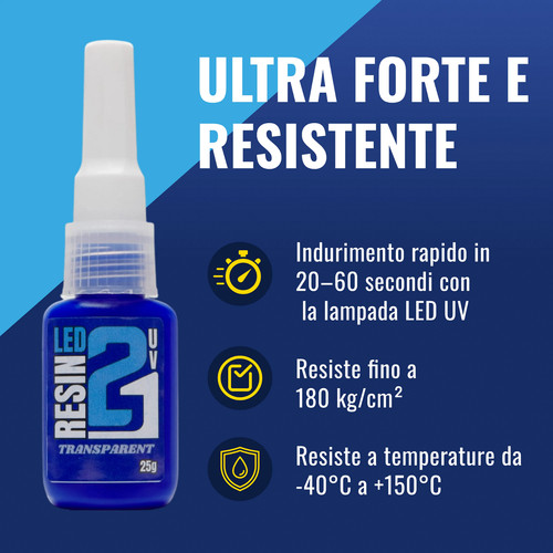 Resina trasparente led - resina, uv