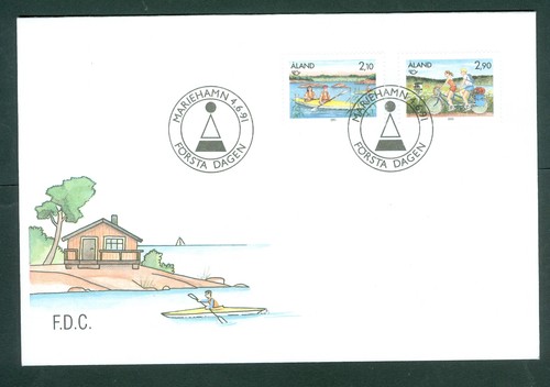Aland 1991 fdc nordic i - aland., 1991.