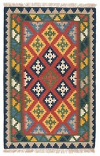 Kilim Intrecciato a Mano