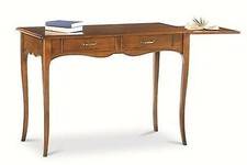 TAVOLO LEGNO CONSOLLE SCRIVANIA2 CASSETTI ARTE POVERA VENETA COL NOCE