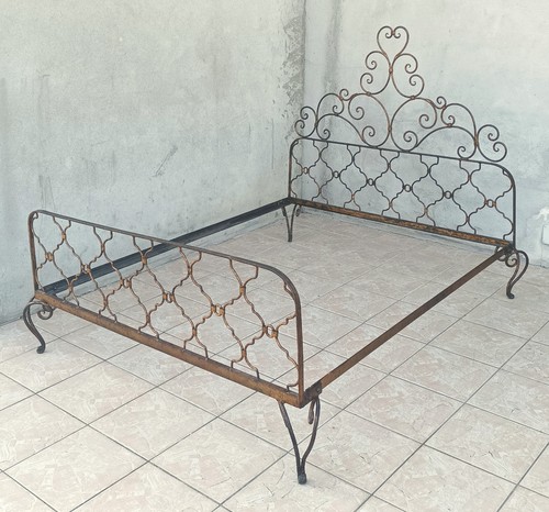 Letto stile luigi ferro - letto,