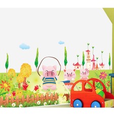 Adesivo muro Tre Porcellini